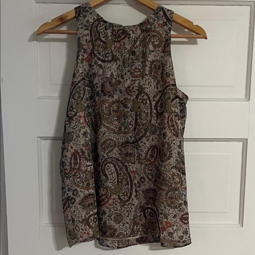 Vince Camuto Multicolor Sleeveless Blouse